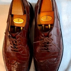 J.M.WESTON MENS ALLIGATOR DRESS SBOES